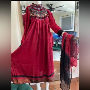 Long anarkali maxi dress pakistani indian